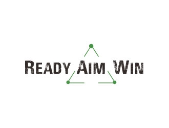 READY • AIM • WIN logo design by sanworks