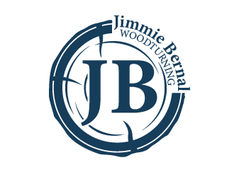 Jimmie Bernal Wood Turning logo design by fastsev