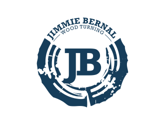 Jimmie Bernal Wood Turning logo design by ekitessar