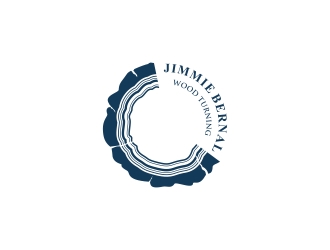 Jimmie Bernal Wood Turning logo design by yunda