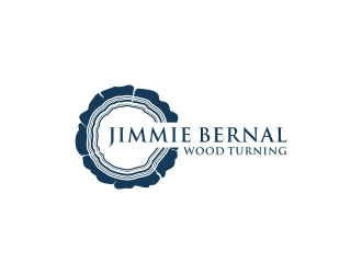 Jimmie Bernal Wood Turning logo design by yunda