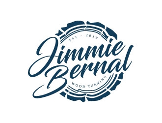Jimmie Bernal Wood Turning logo design by sanworks