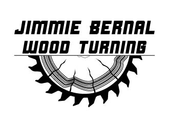 Jimmie Bernal Wood Turning logo design by bulatITA