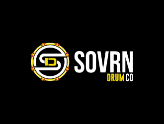 sovrn drums  logo design by nona