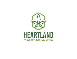 Heartland Hemp Organic logo design by YONK