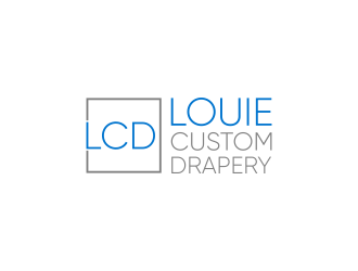 Louie Custom Drapery logo design by pakNton
