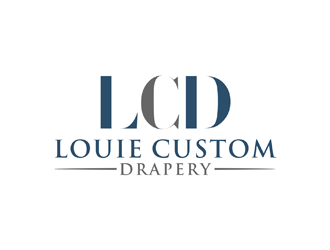 Louie Custom Drapery logo design by johana