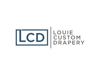 Louie Custom Drapery logo design by johana