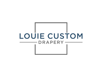 Louie Custom Drapery logo design by johana