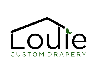 Louie Custom Drapery logo design by Mahrein