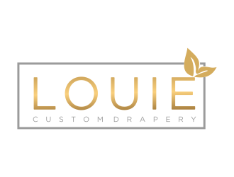 Louie Custom Drapery logo design by Mahrein