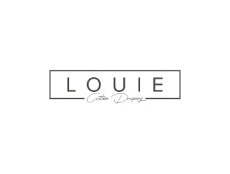 Louie Custom Drapery logo design by naldart