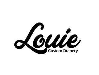 Louie Custom Drapery logo design by ElonStark