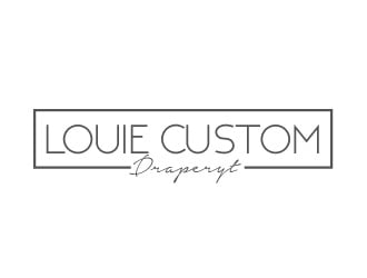 Louie Custom Drapery logo design by REDCROW