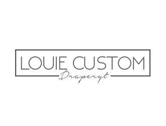 Louie Custom Drapery logo design by REDCROW