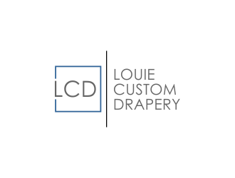 Louie Custom Drapery logo design by akhi