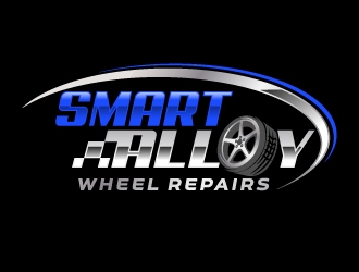 smart alloy wheel repairs  logo design by jaize