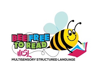 Bee Free to Read logo design by gogo