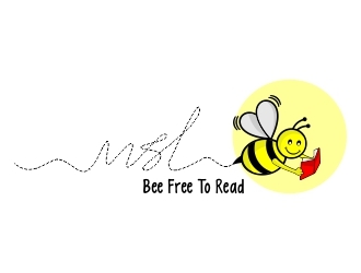 Bee Free to Read logo design by madjuberkarya