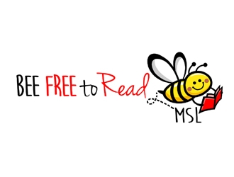 Bee Free to Read logo design by ingepro