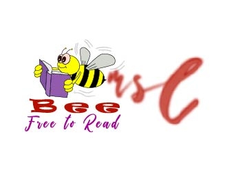 Bee Free to Read logo design by bulatITA