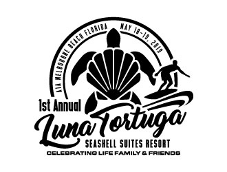 Luna Tortuga logo design by daywalker