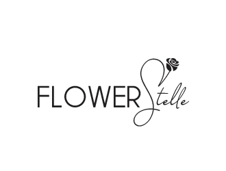FLOWERSTELLE logo design by heba