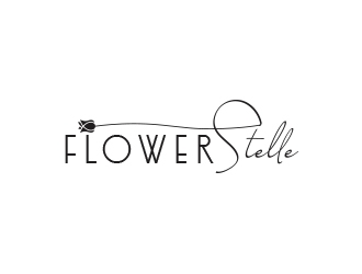 FLOWERSTELLE logo design by heba
