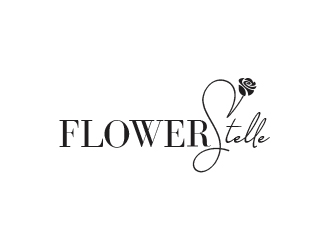 FLOWERSTELLE logo design by heba
