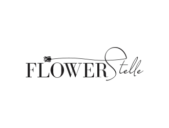 FLOWERSTELLE logo design by heba