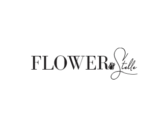 FLOWERSTELLE logo design by heba