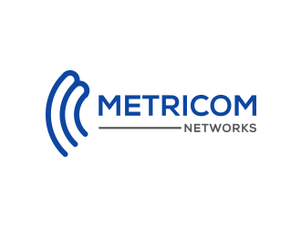 Metricom Networks logo design by keylogo