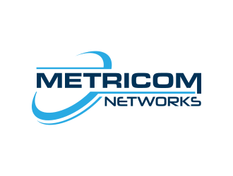 Metricom Networks logo design by thegoldensmaug