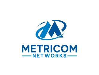 Metricom Networks logo design by jenyl