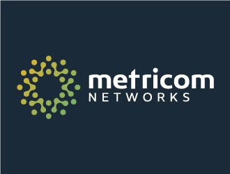 Metricom Networks logo design by nehel
