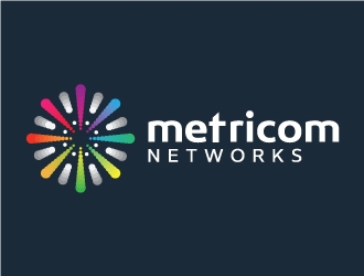 Metricom Networks logo design by nehel