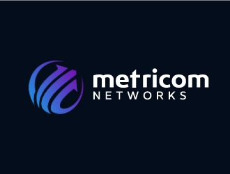 Metricom Networks logo design by nehel