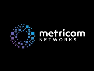 Metricom Networks logo design by nehel