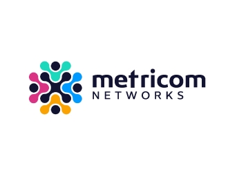 Metricom Networks logo design by nehel