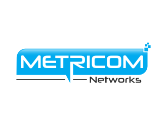 Metricom Networks logo design by thegoldensmaug