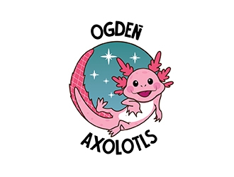 Ogden Axolotls logo design by Gilu