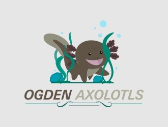 Ogden Axolotls logo design by DanizmaArt