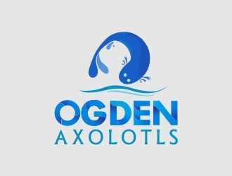 Ogden Axolotls logo design by DanizmaArt