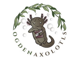 Ogden Axolotls logo design by schiena