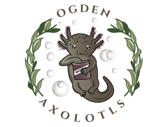 Ogden Axolotls logo design by schiena