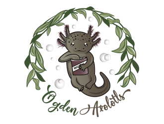 Ogden Axolotls logo design by schiena
