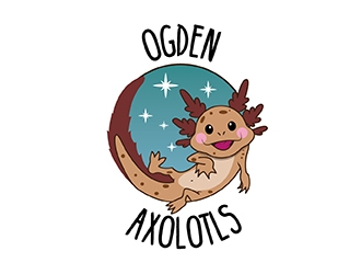 Ogden Axolotls logo design by Gilu