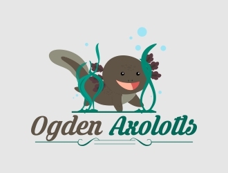 Ogden Axolotls logo design by DanizmaArt