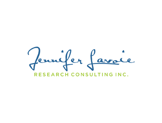 Jennifer Lavoie Research Consulting Inc. logo design by johana