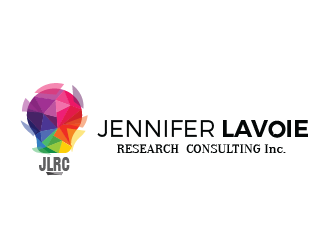 Jennifer Lavoie Research Consulting Inc. logo design by Bl_lue